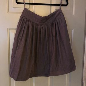 Light corduroy a line skirt from Anthro